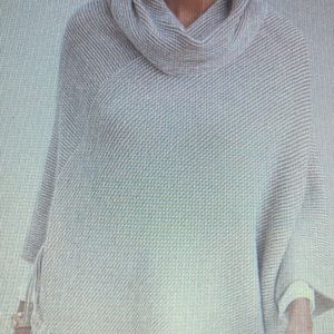 Chico’s Reversible Cowl-Neck Poncho